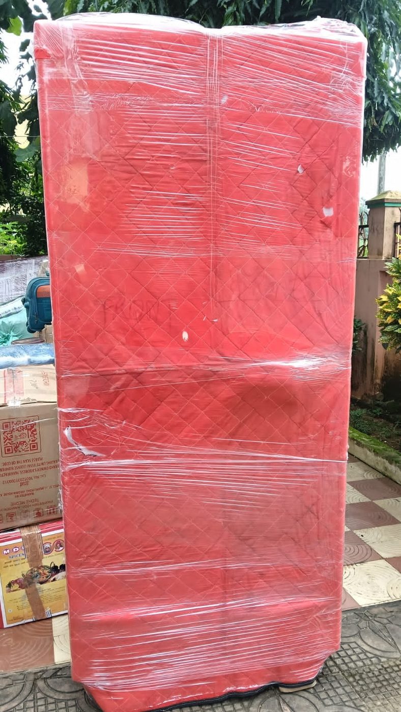 Packed furniture ready for dispatch